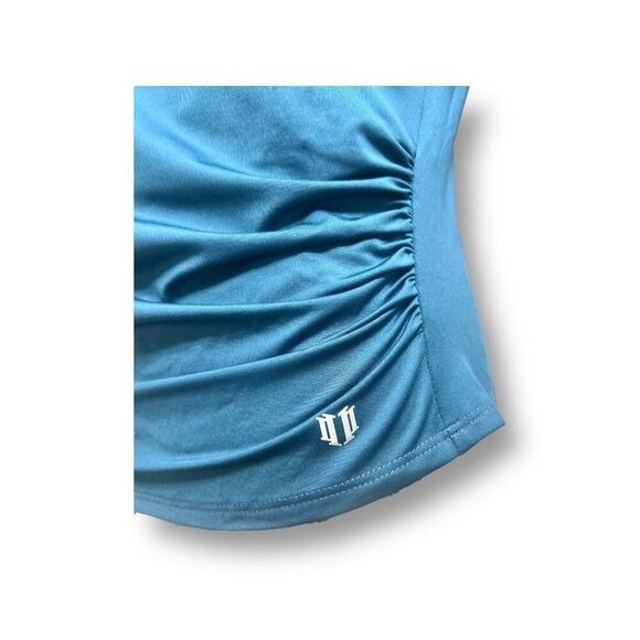 EleVen Venus Williams M Blue Tennis Tank NWT Fallen Petals Sleeveless Athletic - Picture 8 of 10